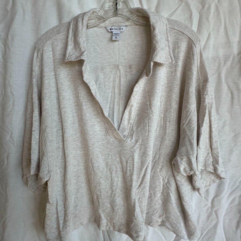 Athleta Short Sleeve Westwood Sweatshirt